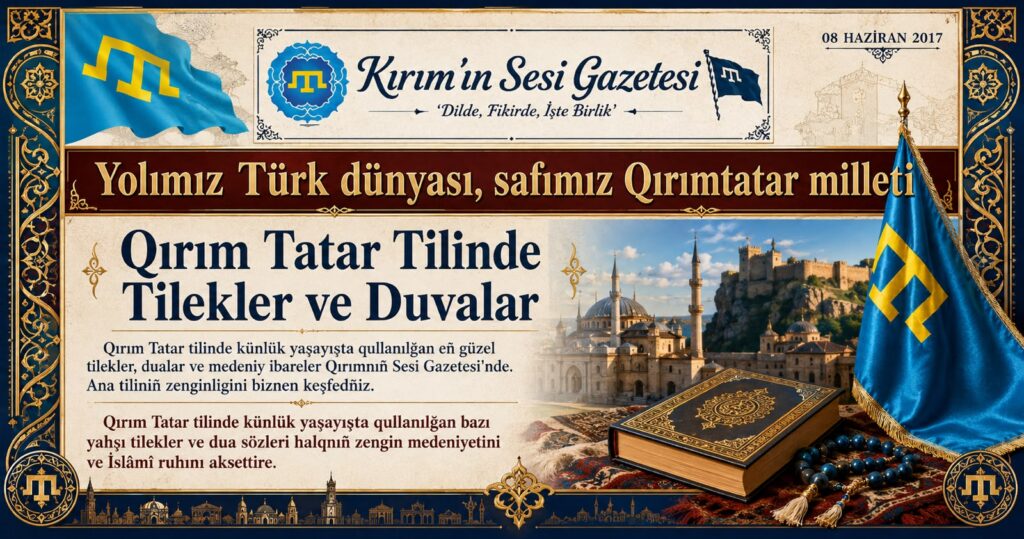 Qırım Tatar tilinde aytılğan samimiy tilekler ve dualar