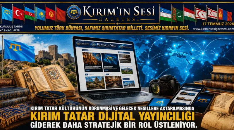 Kırım Tatar Dijital Yayıncılığı anlatan görsel