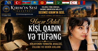 Həcər Adel’in “Kişi, qadın və tüfəng” Hikayesi