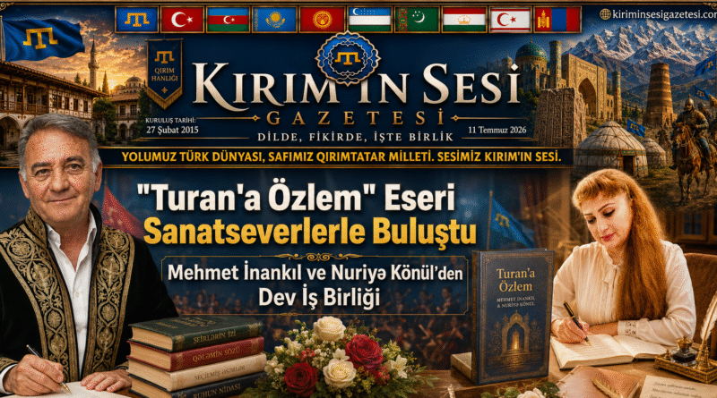 Sözleri kalplere dokunan şair Nuriyə Könül’e ait olan “Turan’a Özlem” isimli eser