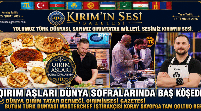 Dünya Qırım Tatar Dernegi Başqanı Mustafa Sarıkamış’tan Koray Saygı’ğa Tam Qoltuq