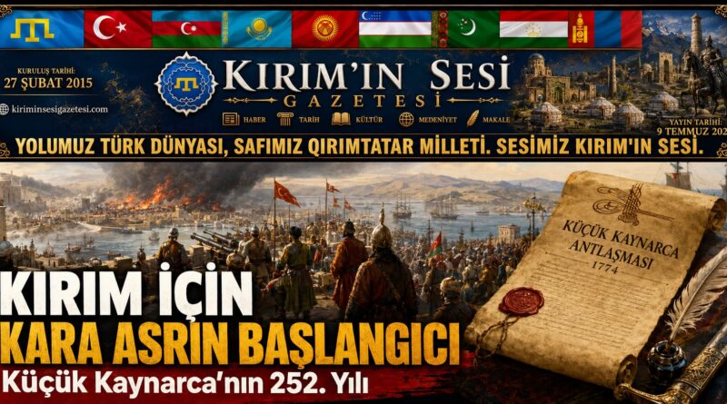 10 Temmuz 1774 Küçük Kaynarca Antlaşması, Kırım Türkleri için Kara Asrın Başlangıcı