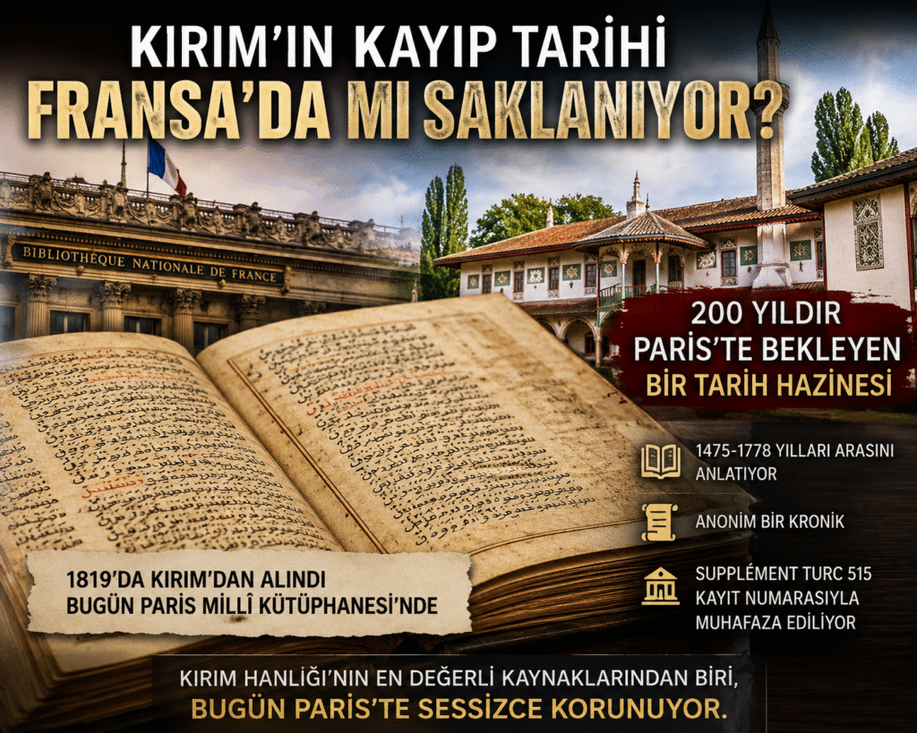 200 Yıldır Paris'te Saklanan Kırım Hanlığı Yazması: Kayıp Tarihin Sessiz Tanığı