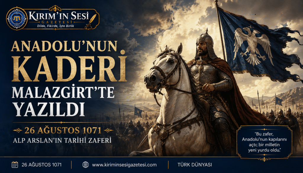 26 Ağustos 1071’de Anadolu’nun kapıları Türklere açıldı