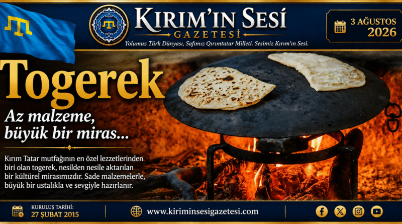 Togerek, yalnızca bir yemek değil, aynı zamanda Kırım Tatar halkının kültürel hafızasını yaşatan önemli bir mirastır.