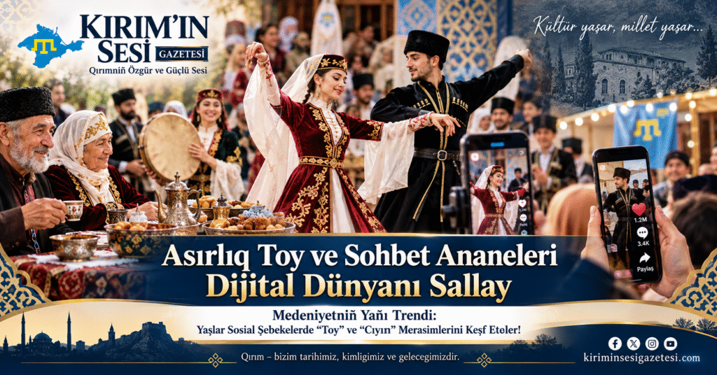 Toy, Cıyın, Qırımtatar Ananeleri, Qırımtatar Medeniyeti, Qave Kültürü, Milliy Hafıza, Qırımtatar Toyı, Qırımtatar Yırları, Qırımtatar Gençleri, Dijital Medeniyet,