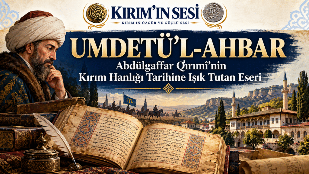 Umdetü’l-Ahbar eseri, Abdülgaffar Qırımî ve Kırım Hanlığı tarihî mirası.